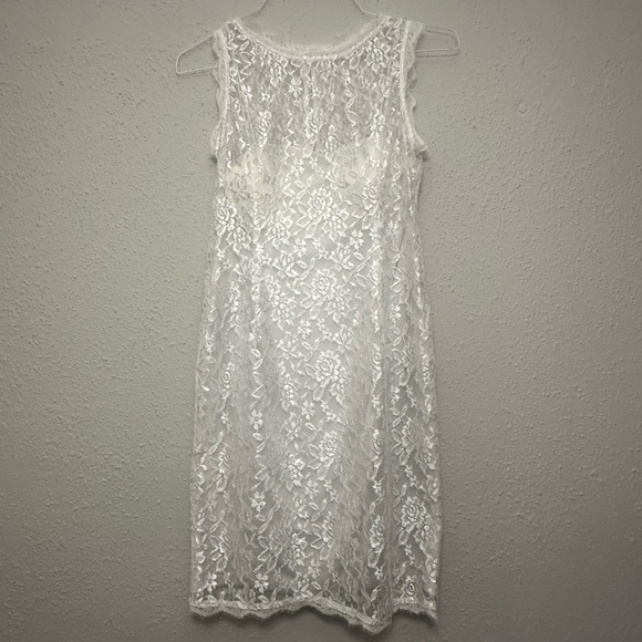 Simply Liliana White Strapless Sheath Dress - Picture 2 of 4